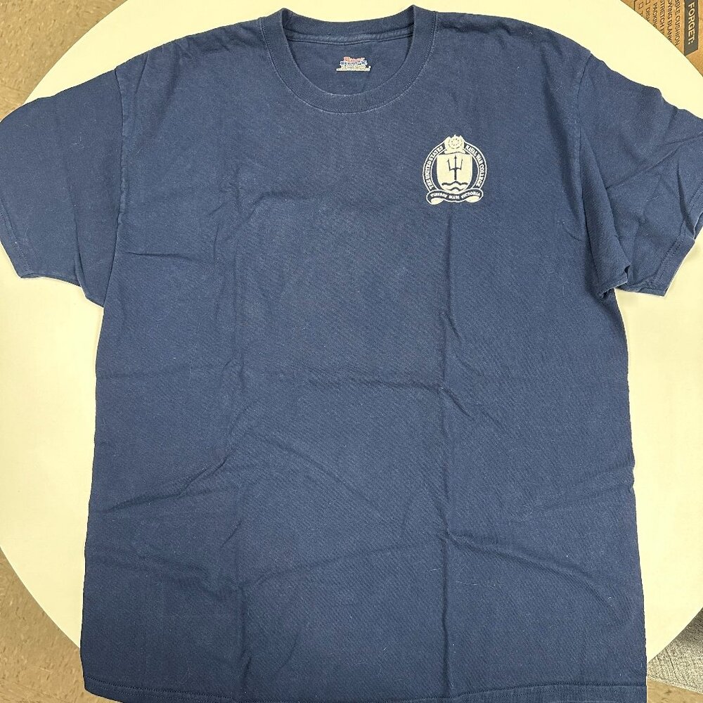 Hanes Blue The United States Naval College T-Shirt